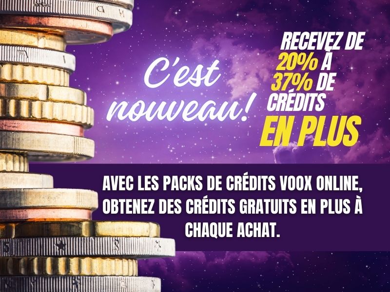 Crédits de voyance offerts